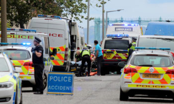 A motorcylist was rushed to hospital following a collision on Ferry Road Drive, Edinburgh at around 5pm on Thursday 30th June 2016.