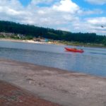 Lifeboat crew called out after car plunges into water at Burntisland beach