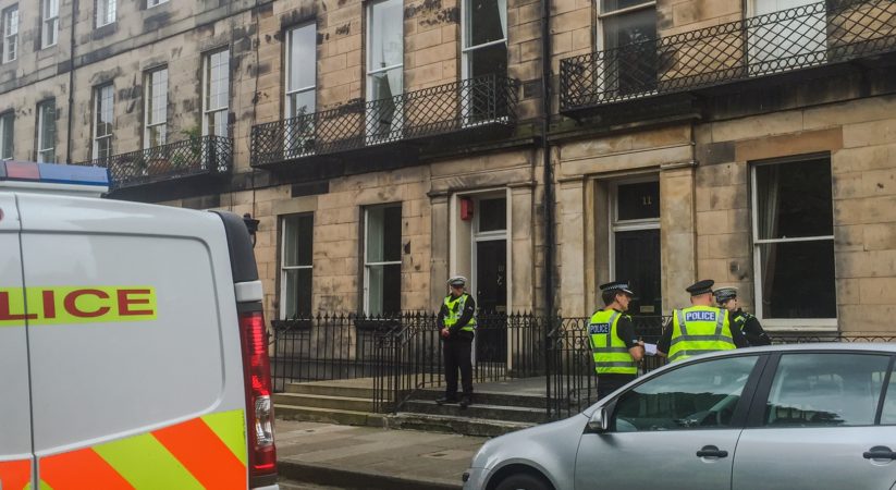 Man dies after being found injured on Fettes Row