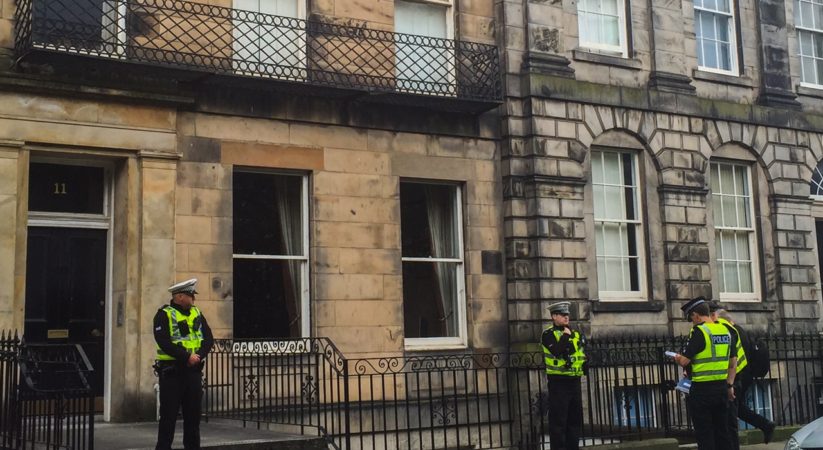 Investigation launched after man found injured in Fettes Row