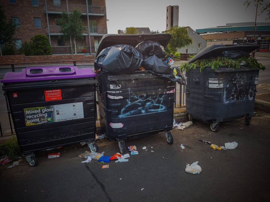 Sensor technology installed in litter bins Live Edinburgh News