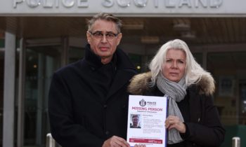 Family appeal for missing student Antoine Maury to come home. Parents Pascal and Laura and Police Inspector Alan Carson.