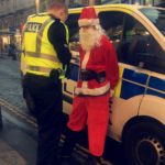 Santa stopped in Edinburgh city centre by Police