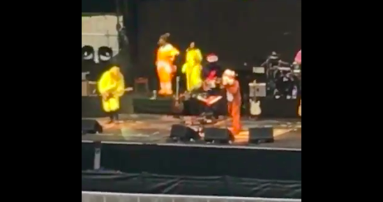 VIDEO: Paolo Nutini sings on stage dressed as a Tiger as he rehearses for Hogmanay double-header