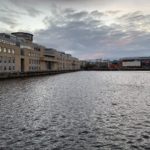 Man rescued after falling in water at Leith Docks