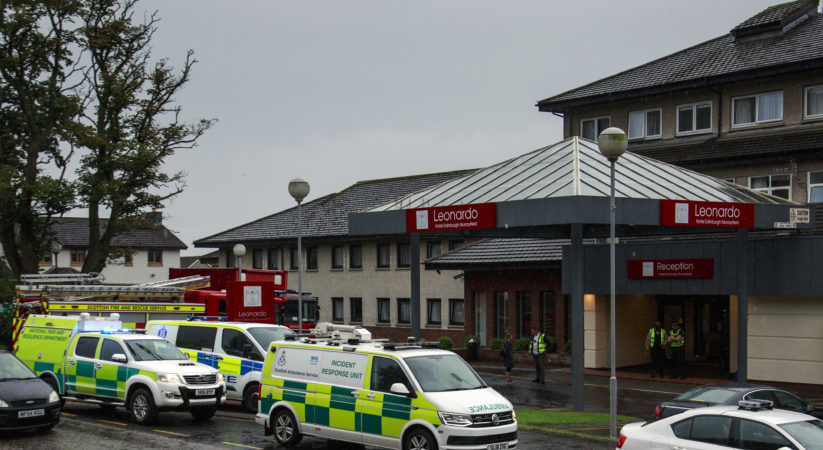 BREAKING: Emergency services attend Clermiston hotel following chemical leak
