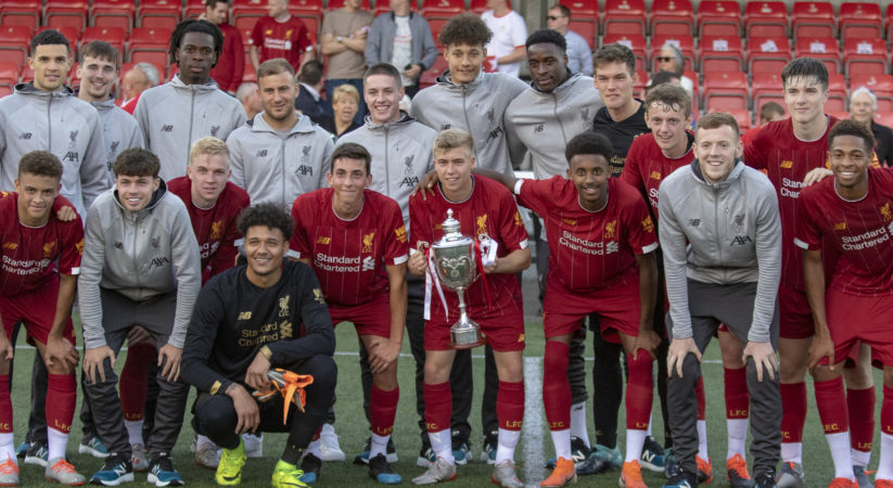 Liverpool lift Ronnie Swan Trophy at Ainslie Park