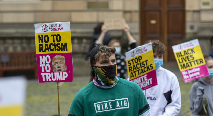 In Pictures: George Floyd protest in Edinburgh