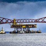 Spectacular sight on River Forth as world’s largest construction vessel offloads cargo