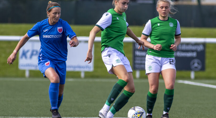 Hibs hit Forfar for seven in final game of the season