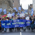 In Pictures: Climate protesters gather in Edinburgh