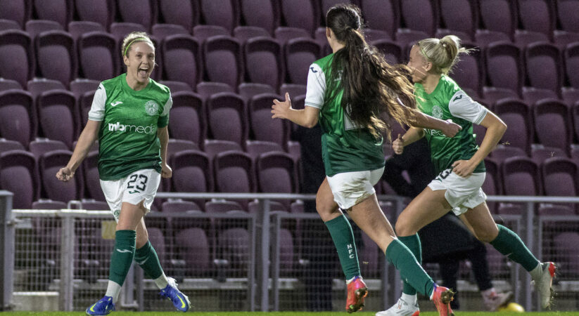 In Pictures: Hibs take all three points at Tynecastle in SWFL derby against Hearts